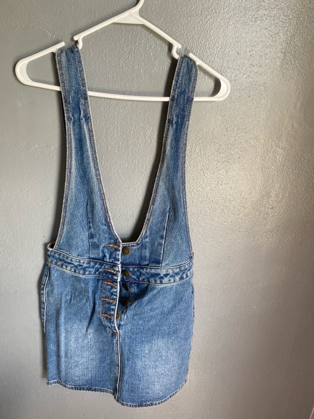 Billabong Blue Denim Overall dress